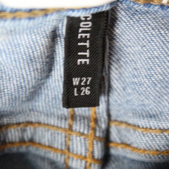 Driftwood Colette Jeans Womens 27 Cuffed Southwestern Boho Denim Western Rodeo - Picture 6 of 11